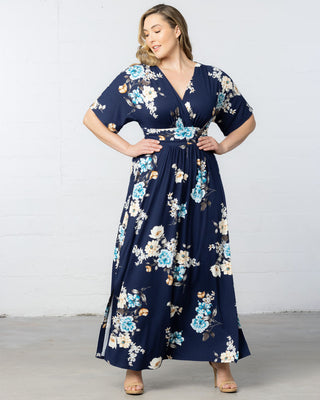 Vienna Maxi Dress in Navy Floral