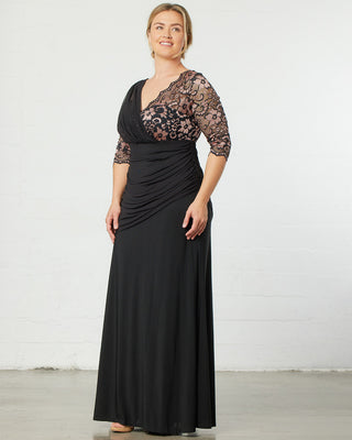 Soiree Evening Gown  in Rose Gold