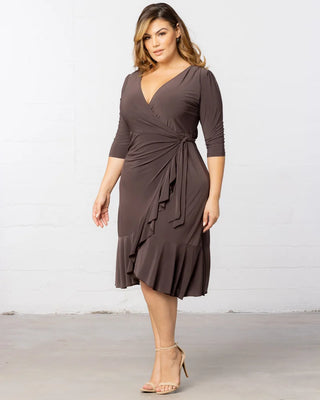 Whimsy Wrap Dress - Sale! in Java
