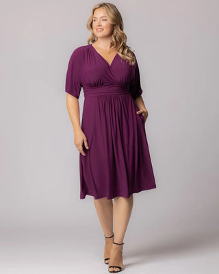 Gia Midi Dress in Azalea