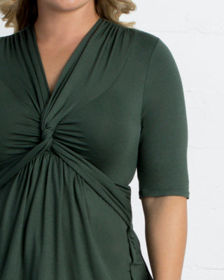 Caycee Twist Top in Olive