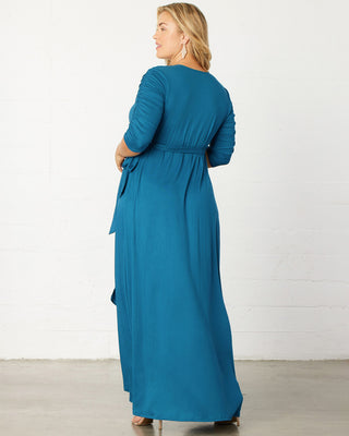 Meadow Dream Maxi Dress in Teal Topaz