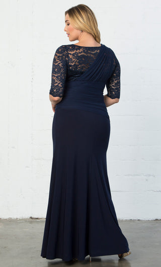 Soiree Evening Gown  in Nocturnal Navy