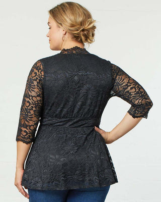 Linden Lace Top  in Black