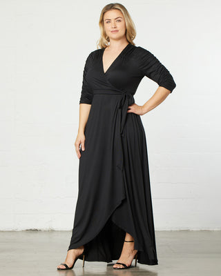 Meadow Dream Maxi Dress  in Black