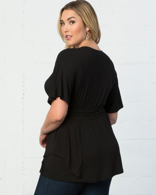 Promenade Top in Black