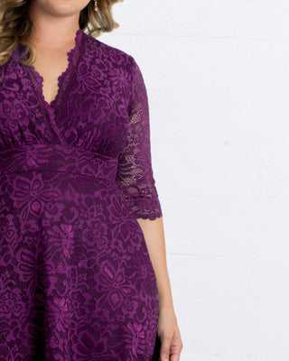 Mademoiselle Lace Cocktail Dress in Berry Bliss