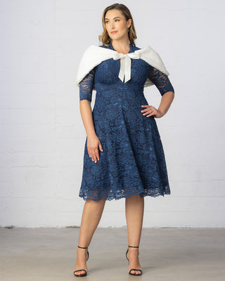 Starlet Faux Fur Bolero Shrug in Ivory