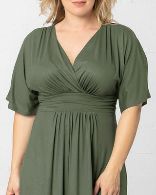Vienna Maxi Dress in Matcha Green Tea