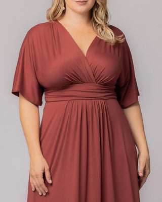 Vienna Maxi Dress - Sale! in Terracotta