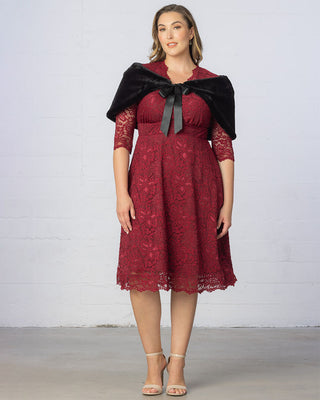 Starlet Faux Fur Bolero Shrug in Black