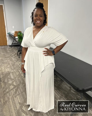 Indie Flair Maxi Dress in Ivory