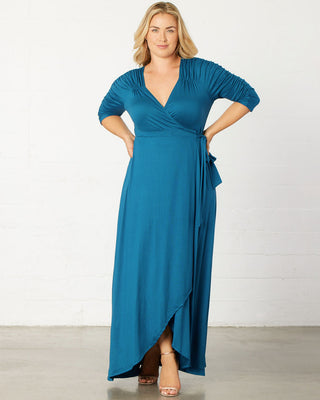Meadow Dream Maxi Dress in Teal Topaz
