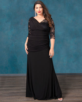 Soiree Evening Gown  in Onyx