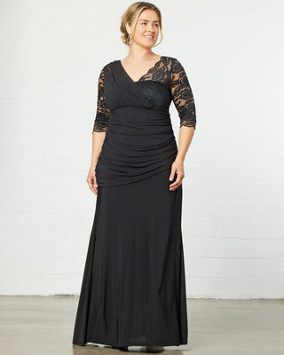 Soiree Evening Gown  in Onyx