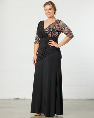 Soiree Evening Gown  in Rose Gold