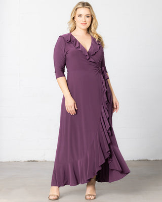 Maritime Maxi Dress  in Vintage Plum