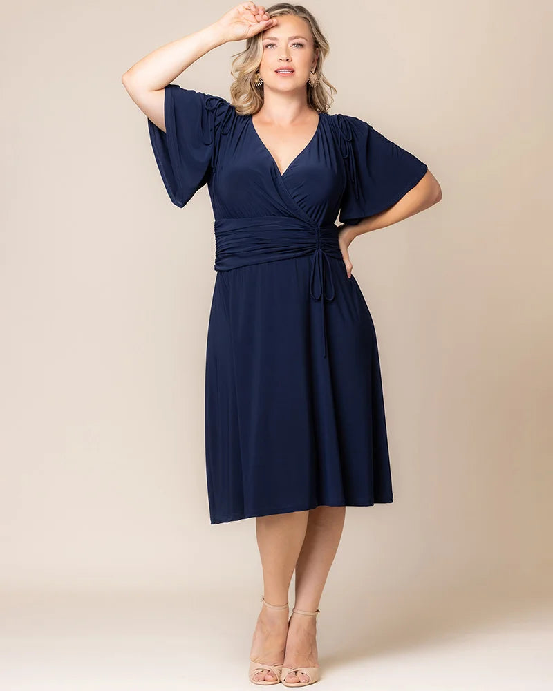 kiyonna ruched dress Paloma Ruched Dress