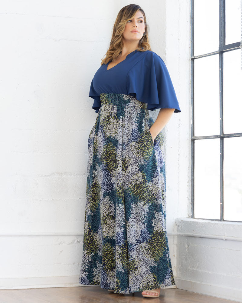 Plus-Sized Print Dresses, Evening Gowns in Plus Sizes