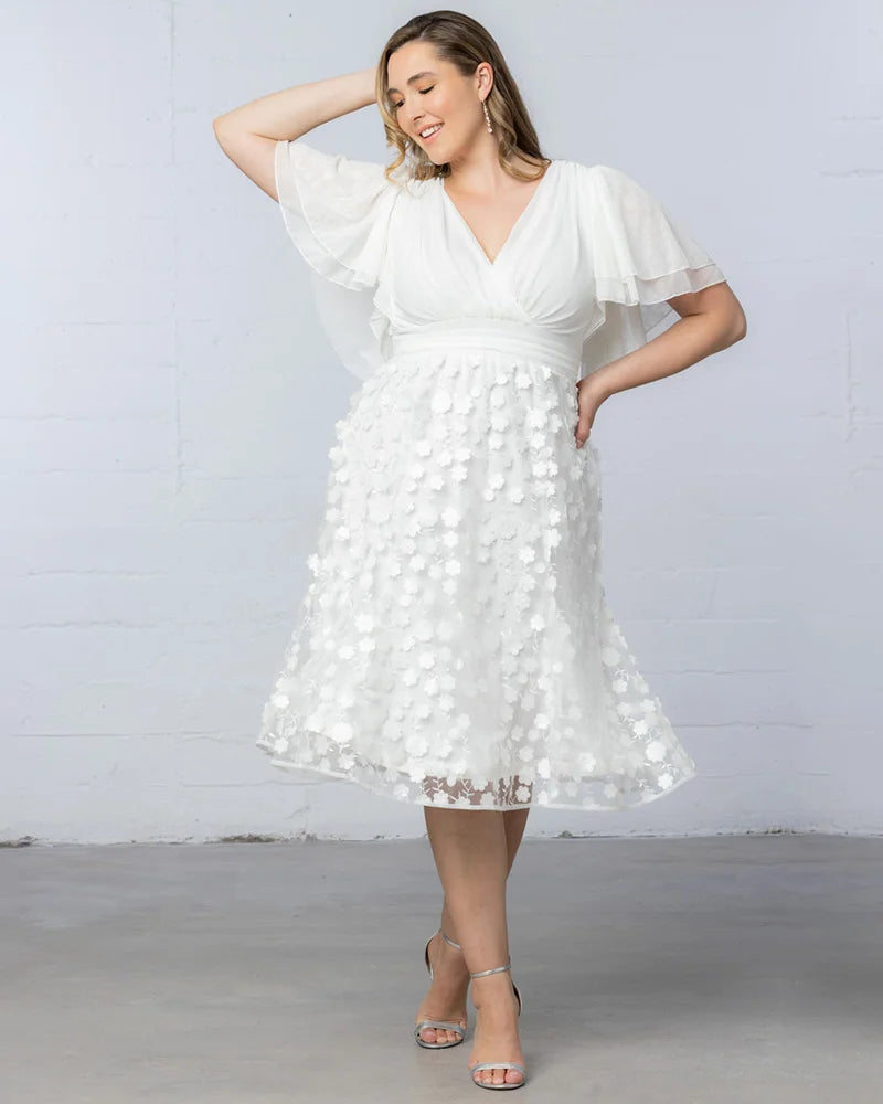 Cocktail Dress Kiyonna Dress Kiyonna Women's Plus Size Mesmerizing Embroidered Cocktail Dress, 2X Cocktail Dress Kiyonna Dress Kiyonna Women's Plus Size Mesmerizing Embroidered Cocktail Dress, 2X