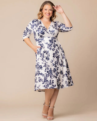 Gabriella Dress in Ivory Florals