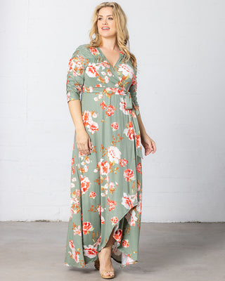 Meadow Dream Maxi Dress  in Sage Garden Print