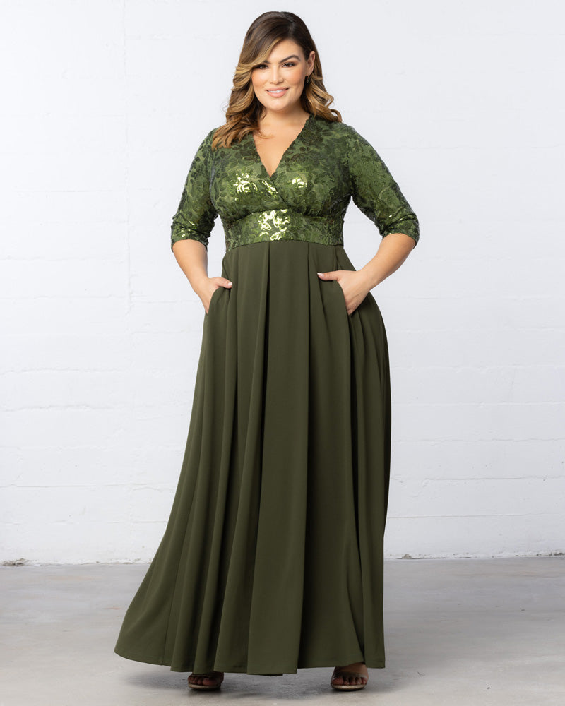 Plus size pleated skirt evening gowns hotsell