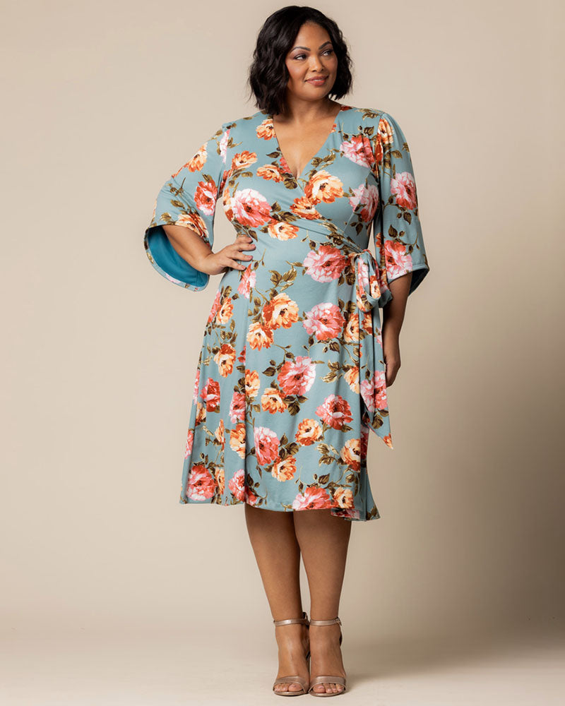 Kiyonna wrap dress online