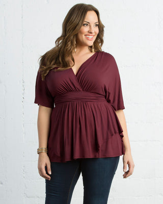 Promenade Top in Zinfandel