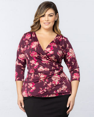 Femme Fatale Faux Wrap Top