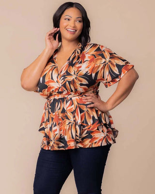 Encore Print Top in Harvest Fest