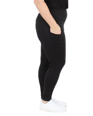 Flow Leggings with Pockets in Black
