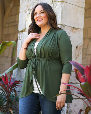 Sunset Stroll Cardigan Sale! in Olive