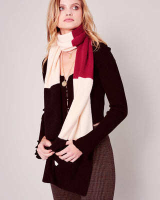 Knitted Colorblock Scarf by Avenue Zoe - Sale!
