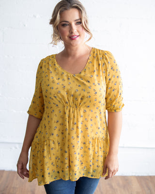 Cheryl Chiffon Tunic Top- Sale!