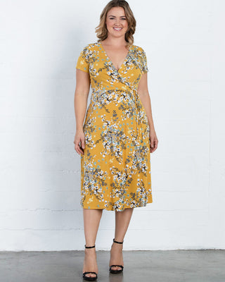 Harper Party Dress in Golden Blooms