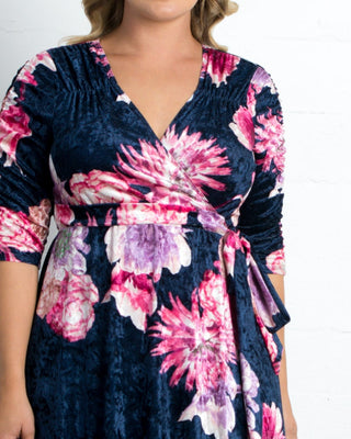 Cara Velvet Wrap Dress - Sale!
