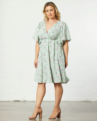 Florence Flutter Sleeve Dress - Sale