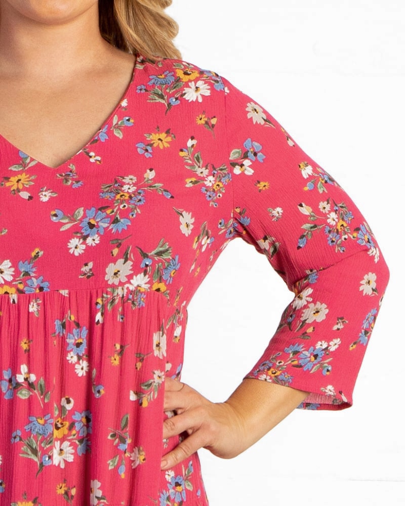 Issy Tiered Tunic Dress - Sale! Kiyonna Issy Tiered Tunic Dress - Sale! Kiyonna