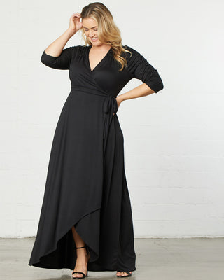 Meadow Dream Maxi Dress  in Black