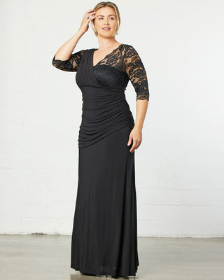 Soiree Evening Gown  in Onyx