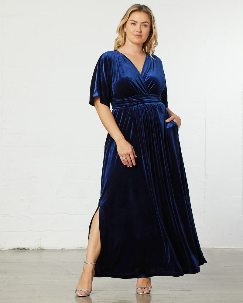 Bardot Velvet Dress