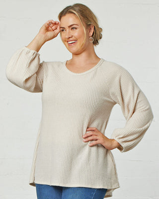 Whimsical Waffle Soft Knit Top - Sale!