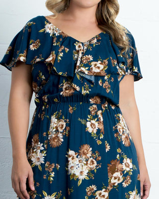 Willow Maxi Dress - Final Sale! in Midnight Blue Bouquet