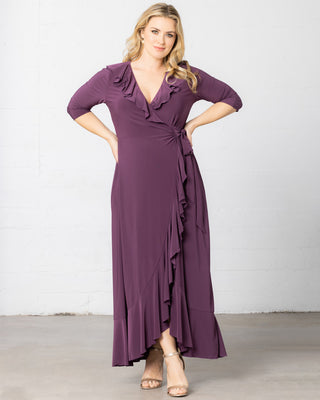 Maritime Maxi Dress  in Vintage Plum