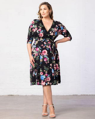 Essential Wrap Dress in Enchanted Garden