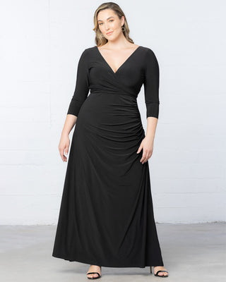 Gala Glam Evening Gown in Onyx