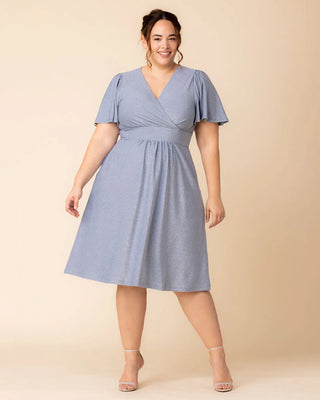Crystal Cove Cocktail Midi Dress in Celestial Sparkle