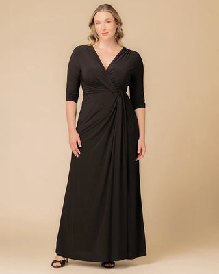 Evening Romance Gown in Black Noir