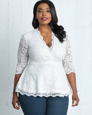 Linden Lace Top - Sale! in White